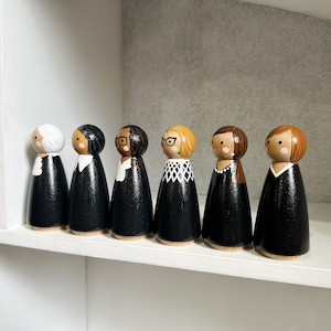 The Women of the Supreme Court Peg Dolls Ruth Bader Ginsburg image 4