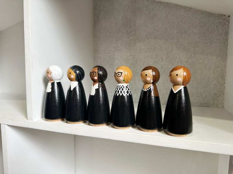 The Women of the Supreme Court Peg Dolls Ruth Bader Ginsburg image 4