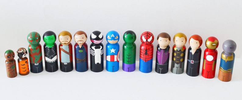 Superhero Peg Dolls JUMBO image 8