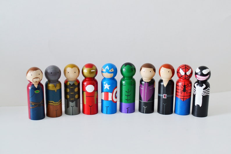 Superhero Peg Dolls JUMBO image 9