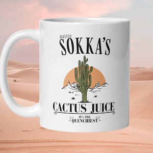 Drink Cactus Juice Mug Avatar The Last Airbender Tea Mug ATLA TLOK Coffee Mug Sokka Waterbender Anime Gifts For Her Uncle Iroh Aang Appa