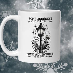 Caneca Nárnia O Leão A Feiticeira e O Guarda-Roupa CS Lewis Citação Camiseta Amante de Livros Caneca Citação de Livro de Fantasia Tok de Livro Presentes para Amantes de Livros