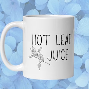 Hot Leaf Juice Uncle Iroh Jasmine Dragon Mug Avatar The Last Airbender ATLA TLOK White Glossy Coffee Mug Gifts For Her Gifts For Him