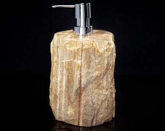 Petrified Wood Soap Or Lotion Pump Dispenser
