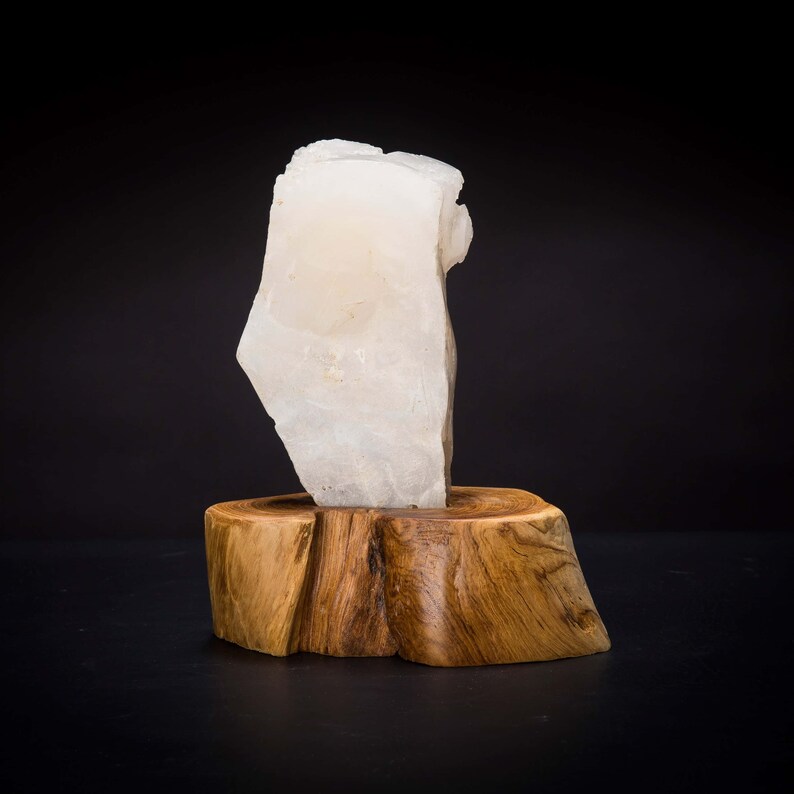 Teak Mounted Agate Geode