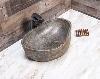 Large River Stone Vessel Sink