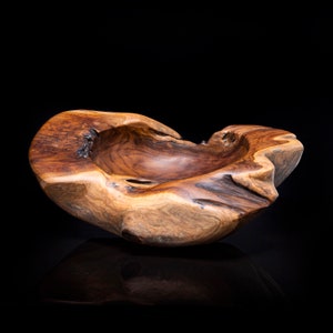 Organic Large Teak Root Bowl 15"