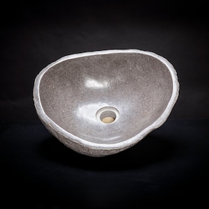 River Stone Vessel Sink