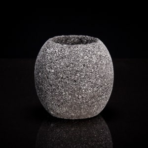Lava Rock Tea Light And Votive Holder