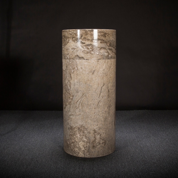 Marble  Drum Pedestal Sink