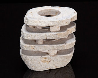 Natural Stone Tea Light Lantern, Medium