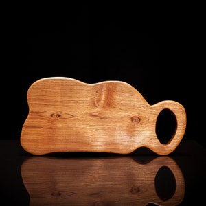 Teak Root Cutting Board And Serving Tray - Curvy