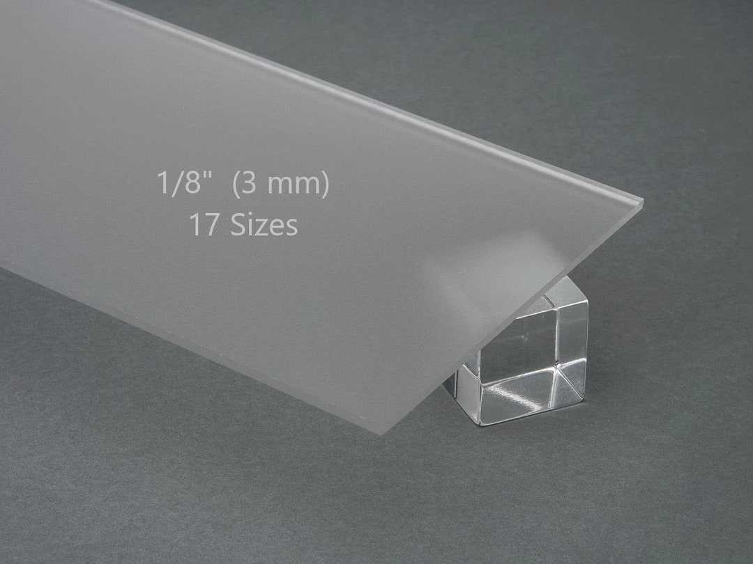 CLEAR Acrylic Sheets 3/64 (1mm) Thick Easy to Cut PlexiGlass with
