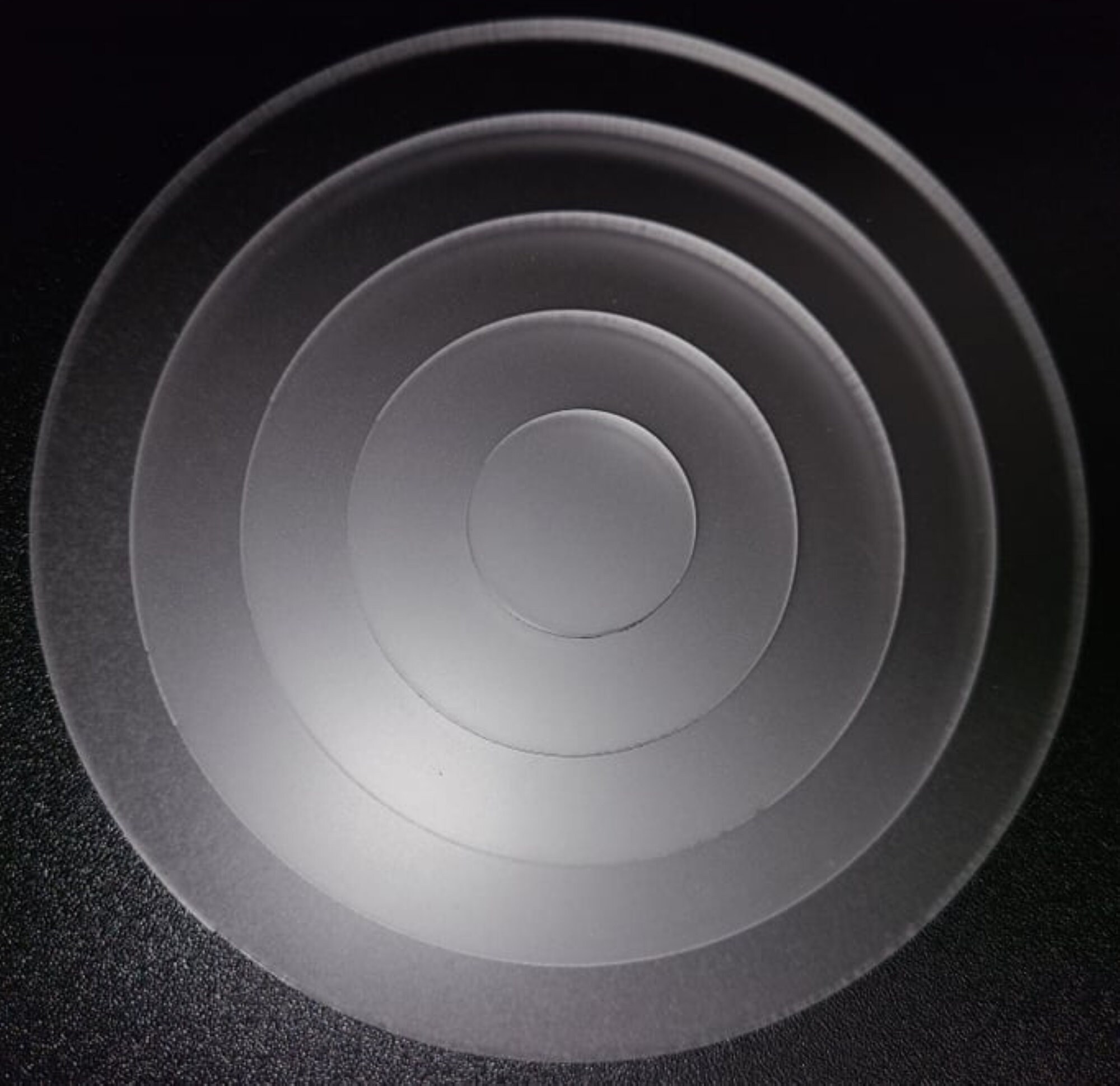 20 Laser Cut FROSTED Acrylic Blank Round Discs Smooth Edge Etsy