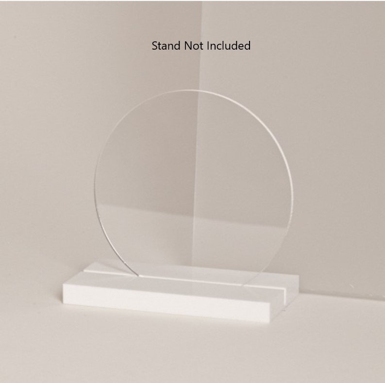 30 Laser Cut Clear Acrylic Blank Round Discs Smooth Edge Etsy
