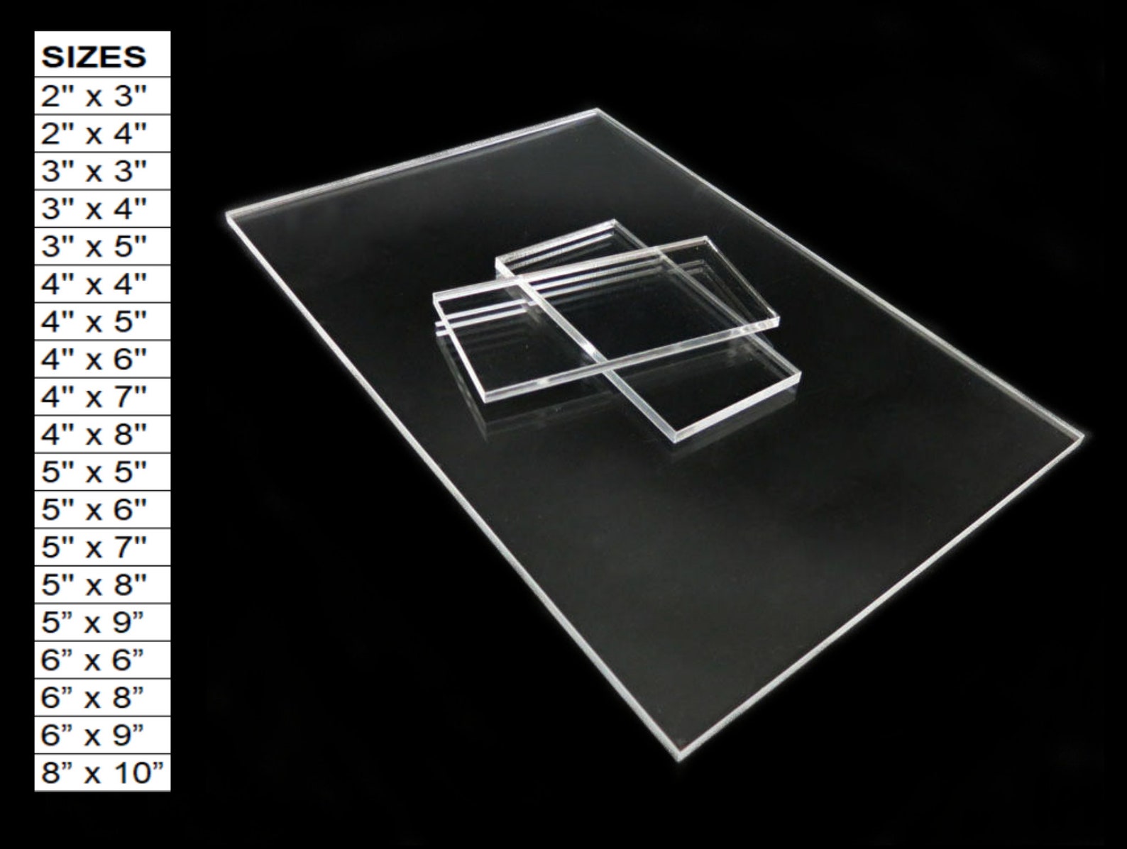 100 Laser Cut Clear Acrylic Blank Shapes for Wedding Etsy