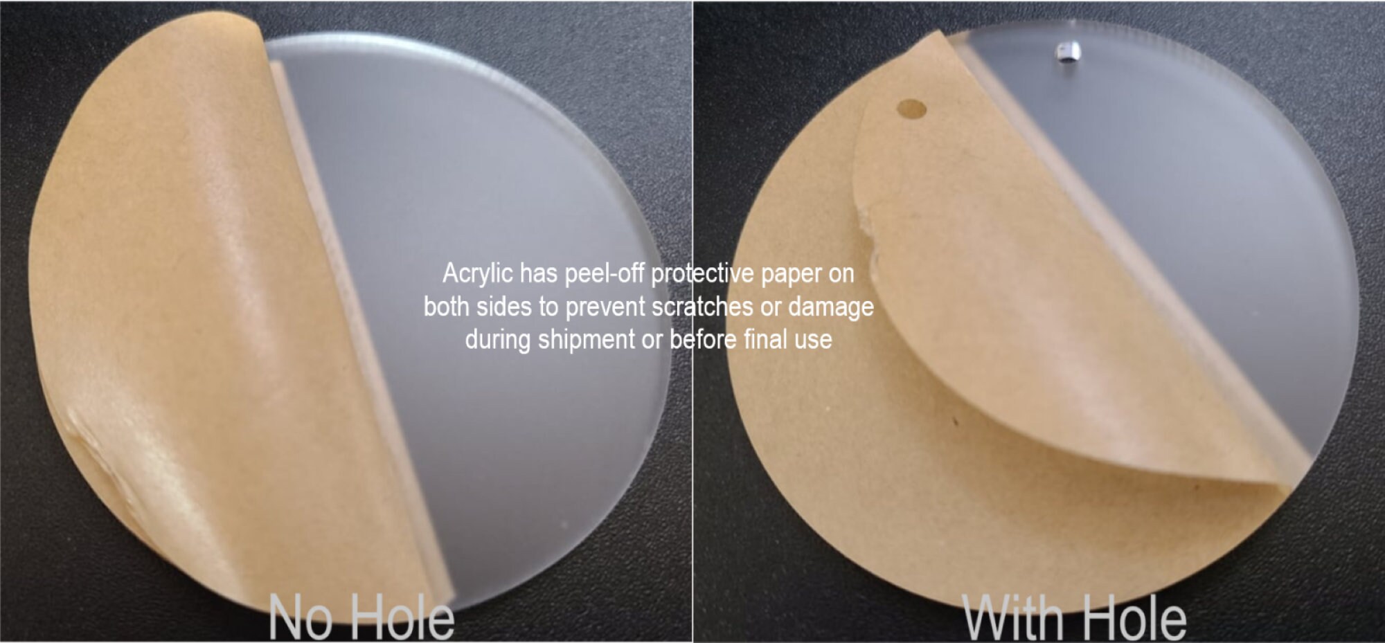 20 Laser Cut FROSTED Acrylic Blank Round Discs Smooth Edge Etsy