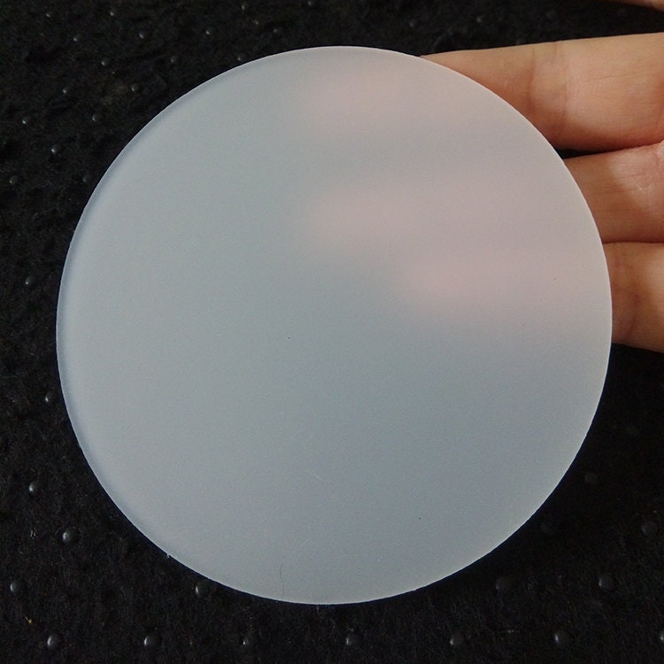 ONE Laser Cut FROSTED Acrylic Blank Round Disc Smooth Edge Etsy