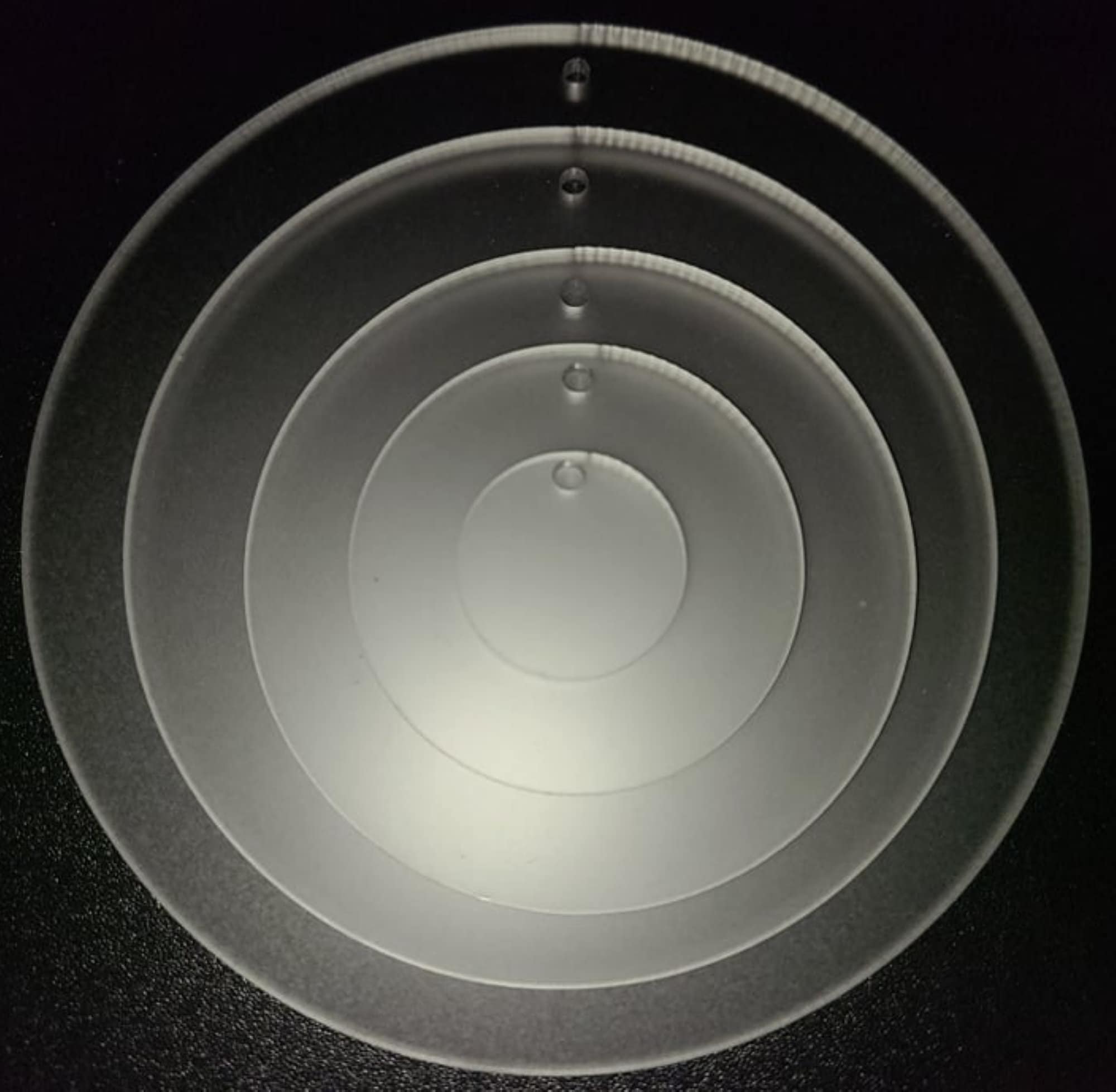 30 Laser Cut FROSTED Acrylic Blank Round Discs Smooth Edge Etsy