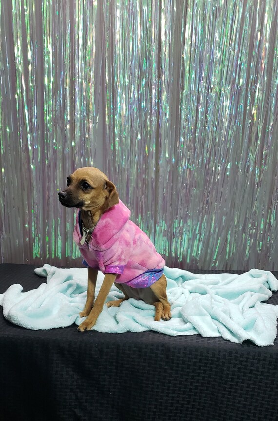 Tie dye sales dog hoodie