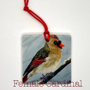 Ceramic Songbird Ornaments