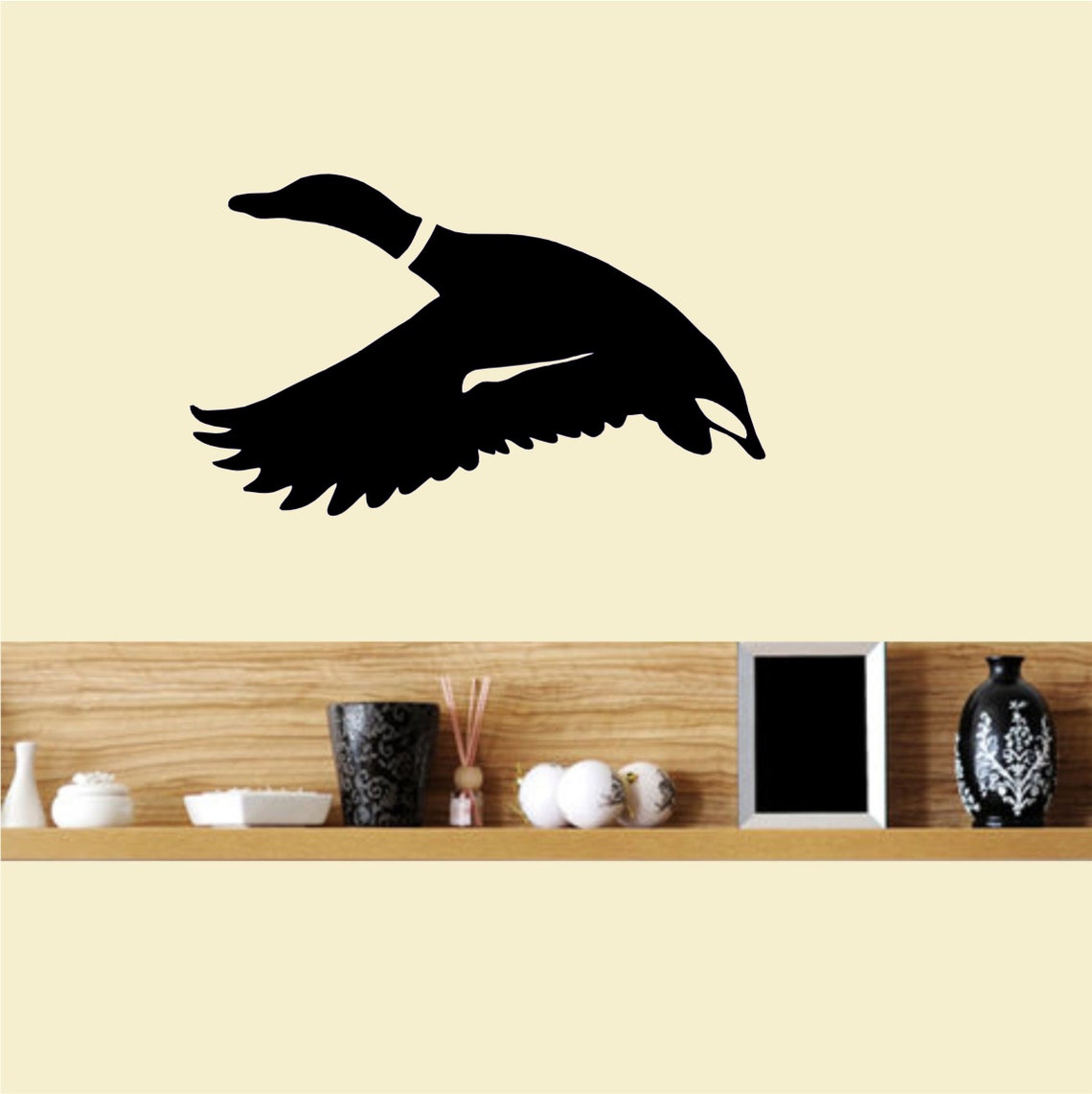 Flying Duck Vinyl Decal Sticker Wall Art Sticker Mural 4 Etsy