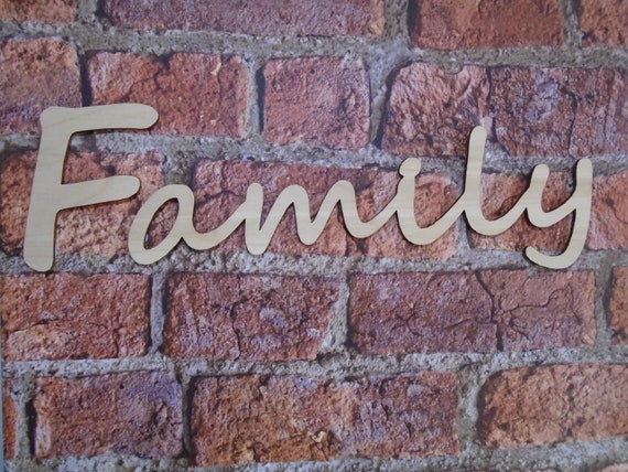 Wooden Family Sign Plaques Signs Wall Art Decor Rustic Family