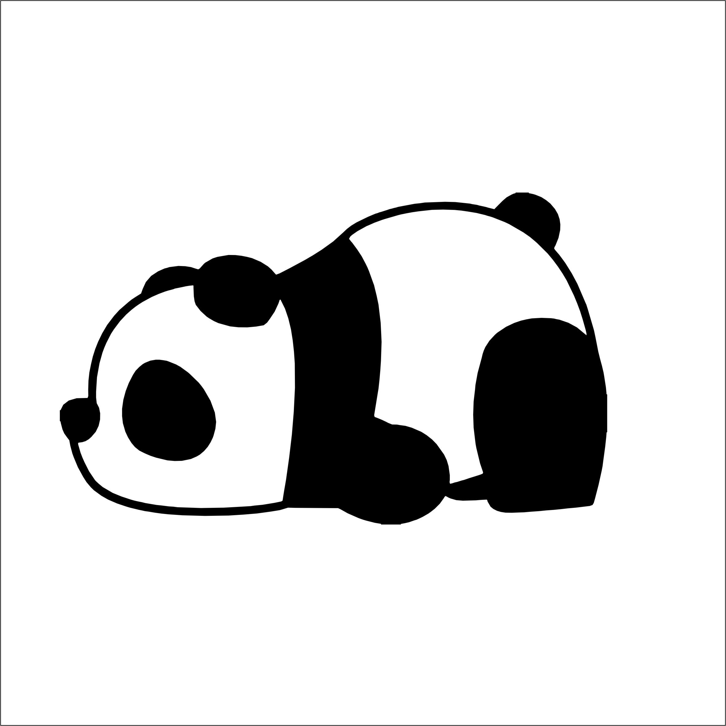 Милые черно белые панды