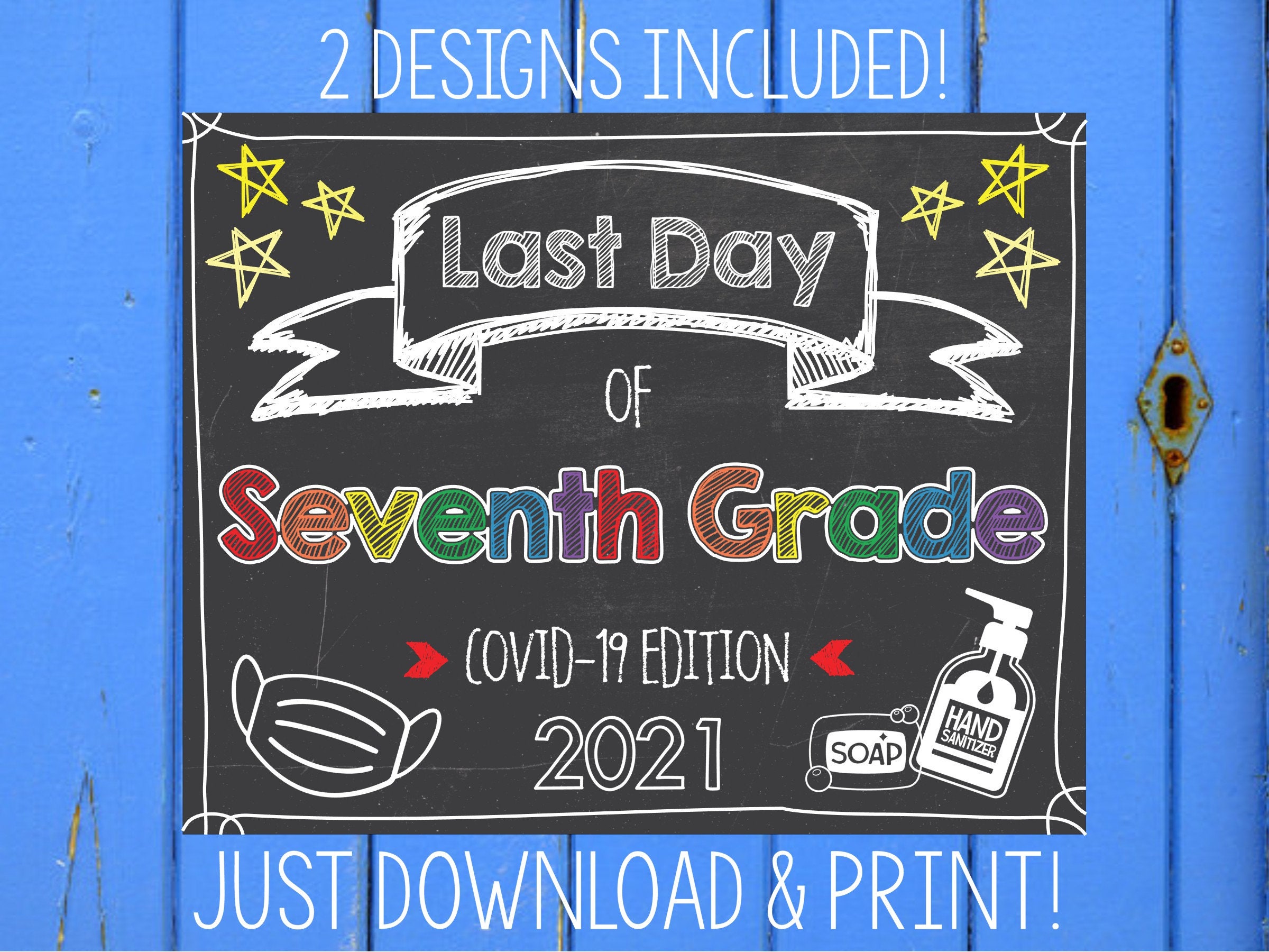 last-day-of-school-sign-7th-grade-distance-learning-last-day-etsy