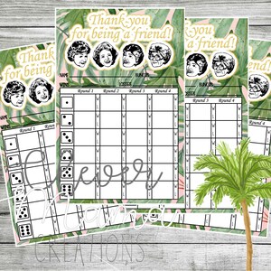 Golden Girls Bunco Notenblätter / Golden Girls Bunco