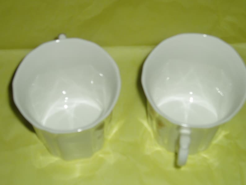 fine bone china set of two teacup Royal Grafton cups multi floral china yellow rose cups Royal Grafton china floral china cups