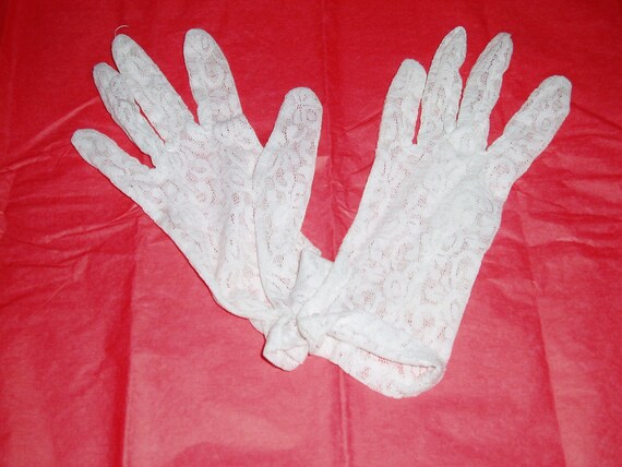 vintage dress gloves - womens gloves - formal glov