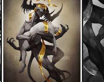 Lover's Despair (Art Print, Foil Print)
