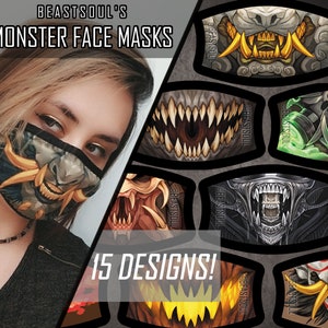 Monster Face Mask - Series 1 and 2