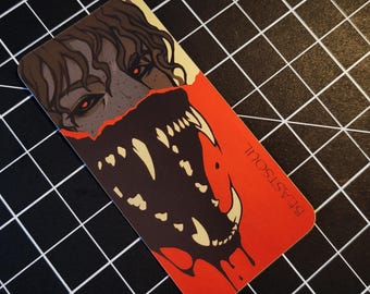 GRIN Metallic Horror Sticker