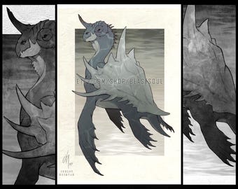 SIREN (Pokemon Lapras; Art Print)