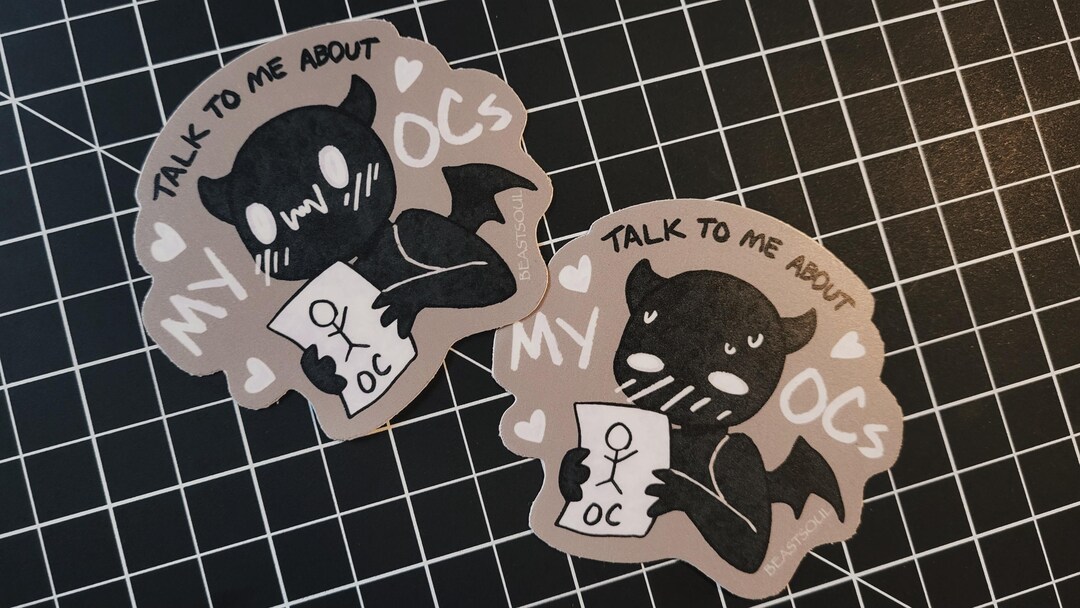 Ocs Sticker Talk to Me About My Ocs Cute Funny Relatable Sticker - Etsy