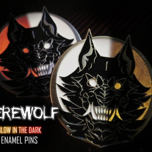 Werewolf Pins (Glow In The Dark)