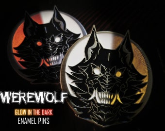 Werewolf Pins (Glow In The Dark)