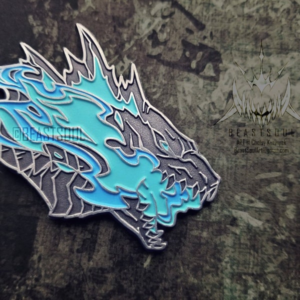 Godzilla Glow-in-the-Dark Enamel Pin