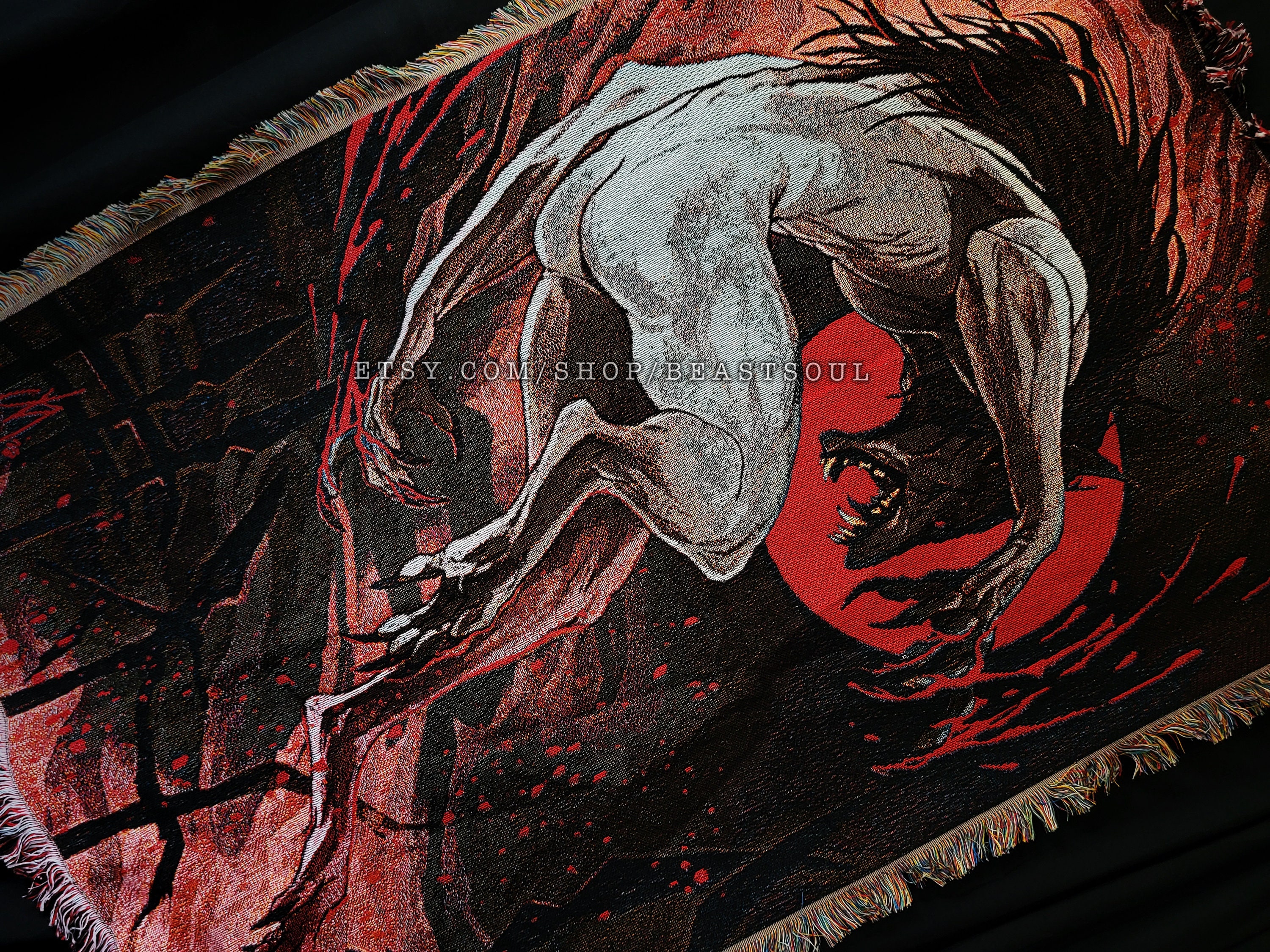 Hunt - Werewolf Decorative Woven Tapestry Blanket