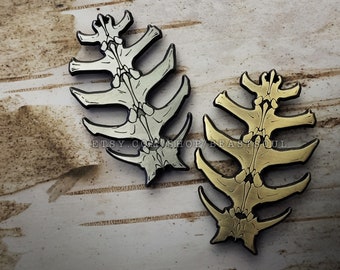 Spine Bone Horror Pins