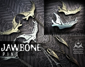 JawBone Horror Pins