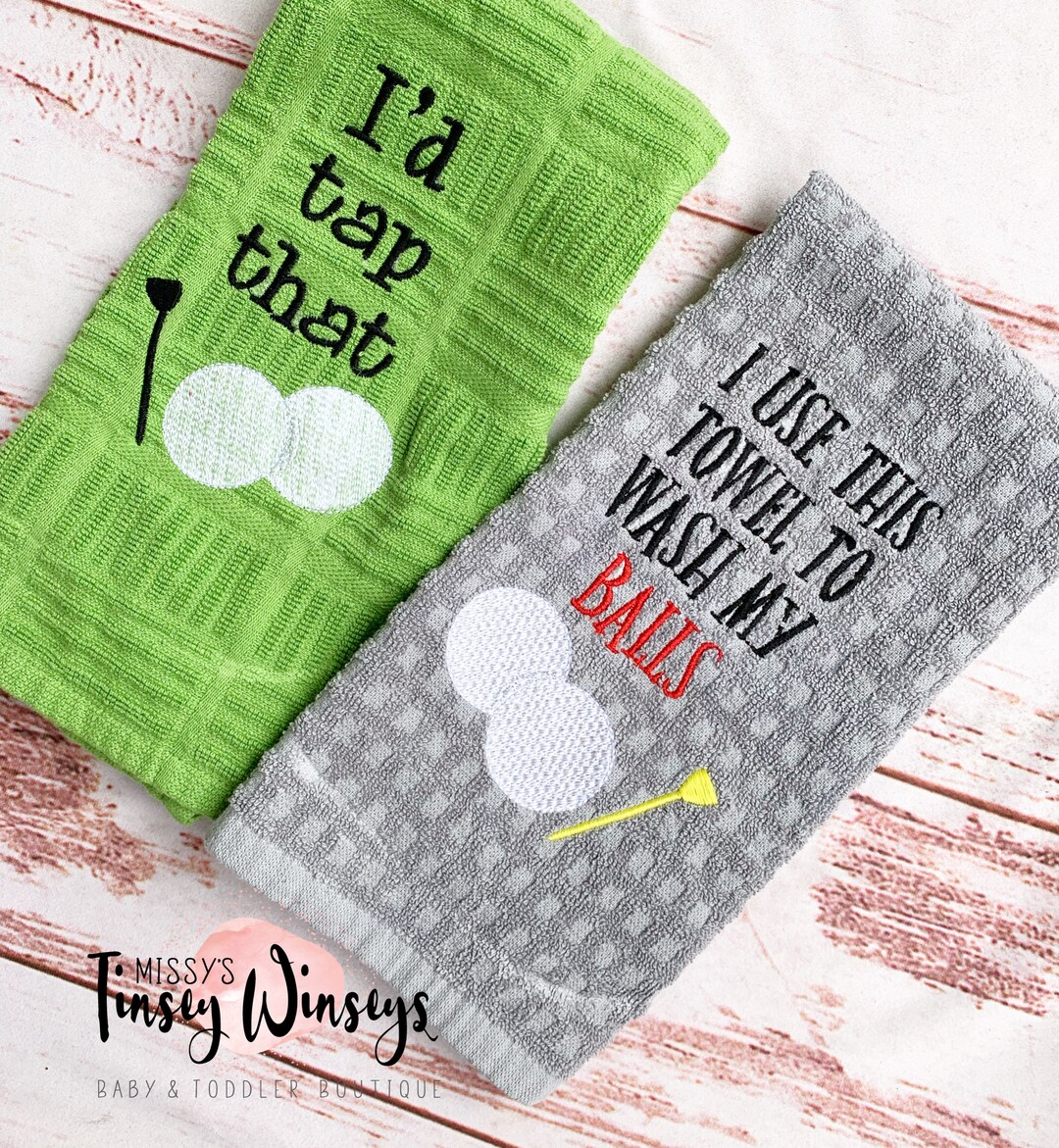 Funny Golf Towels Etsy