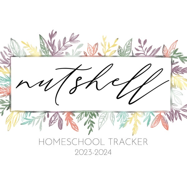 Nutshell School Year Tracker - Digital