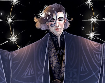 December - Digital Illustration/ Print/ Angeo/ Collectible/ Premium