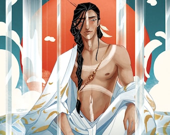 June - Digital Illustration/ Print/ Angeo/ Collectible/ Premium