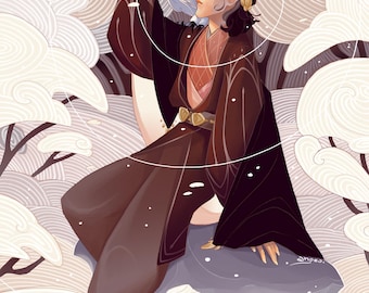 Winter - Digital Illustration/ Print/ Angeo/ Collectible/ Premium