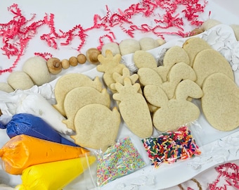 DIY Easter Cookie Decorating Kit, Bunny & Egg Cookies