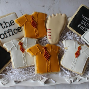 1 doz The Office Cookies*The Office*FACT*World&#39;s Best Boss*Boss&#39; Day Gift*Fathers Day Gift*Custom Cookies*Decorated Cookies*Boss Day